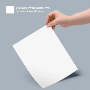 White Matte Labels